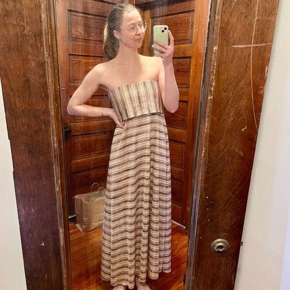 Alexis Dresses & Skirts - Alexis Striped Strapless Maxi Dress